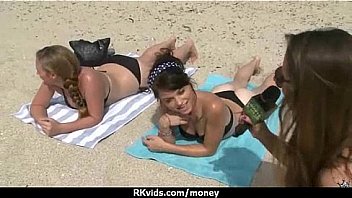 Tight teen fucks a man in front of the camera for cash 27