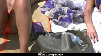 Tight teen fucks a man in front of the camera for cash 27