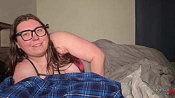 Cheating housewife gets you my overnight guest off with sloppy bj & handjob while husband snores 4k landscape