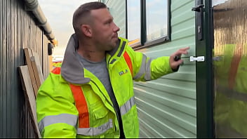 Anal threesome in the office hardcore