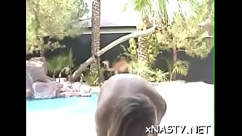 Aroused blonde gina fucks wildly