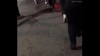 Huge ass walking through neworleans