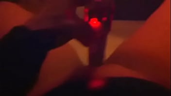 Using a dildo on her wet cunt