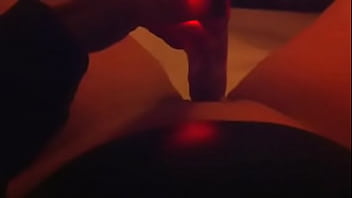 Using a dildo on her wet cunt