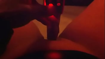 Using a dildo on her wet cunt