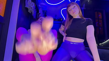 Joi pov femdom worship our asses pussies feet spit and jerk off