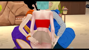 Dragonball z hentai with master roshi and bulma