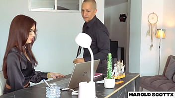 Amateur fucking to my slutty boss pantyhose and high heels fetish