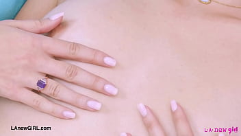 Glam brunette queen naked close up