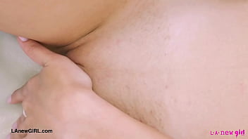 Glam brunette queen naked close up