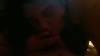 Fattie slobbing on dick