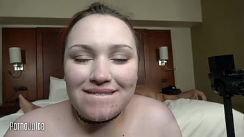 Morning wood b;acl cock cum in mouth for bbw