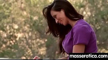 Massage therapist giving her patient some unknowing love 10