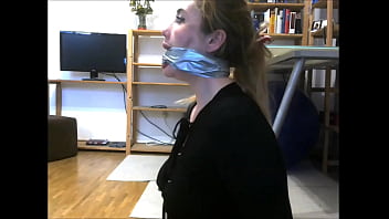 Uk adult star misha mayfair heavily muzzled with duct tape sockgag and pantygag Uk adult star misha mayfair heavily muzzled with duct tape sockgag and pantygag