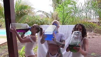 Rainbow puke whore training