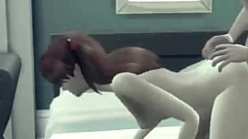 Shinji fucks asuka and cum on her face and tits evangelion hentai