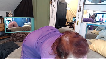 911 beautiful mature redhead dawn brings you smoke and ride