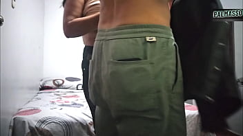 Babe shows off her tits and shaved pussy to get a job; after the audition she agrees to fuck the boss to make sure she gets hired