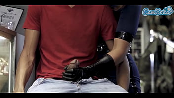 Big booty milf hand jobs pawnshop clerk cum in panties