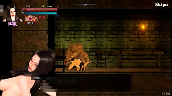 Pretty woman and big boss has sex in ii erotic game video