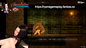 Pretty woman and big boss has sex in ii erotic game video