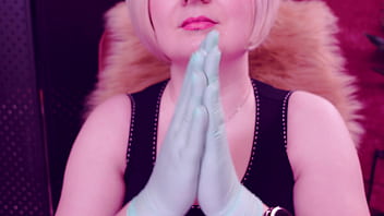 Asmr with nitrile nurse gloves fetish arya grander