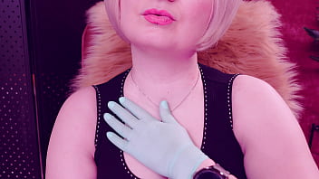 Asmr with nitrile nurse gloves fetish arya grander