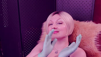 Asmr with nitrile nurse gloves fetish arya grander
