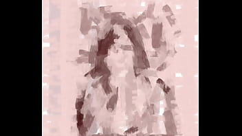 Drawing woman’s beautiful and exuberant