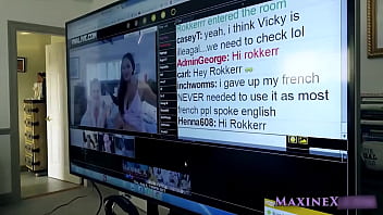 Asian sensation maxine x pussy fucks famous pornstar vicky vette