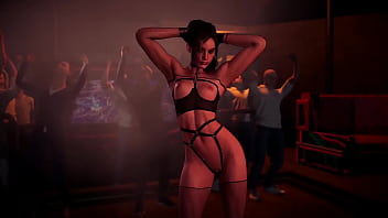 Alluring slut Сlaire redfield shamelessly shakes her ass in front of crowd