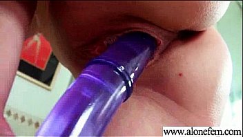 Cute alone girl liona masturbates with sex dildos toys clip 17