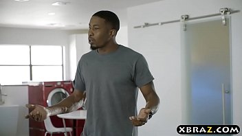 Massage chick gets anal tag teamed by two black guys