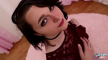 G Gorgeous Tranny With Pink Nipples And Pink Asshole Masturbates Her Ass And Cock thumbnail