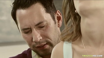 Slutty stepdaughter rides daddy's dick