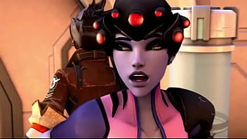 Overwatch tracer widowmaker x mercy co op facesitting