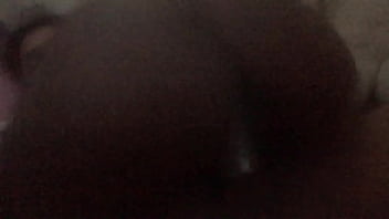 Slipperycherry fondles my balls while riding me