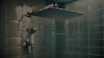 Timeless brunette beauty enjoys a sensual bath