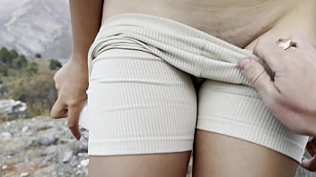 Compilation of public pissing in nature while traveling pov