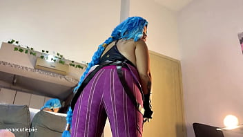 Jinx cosplay fart domination – worship my ass and stinky gas