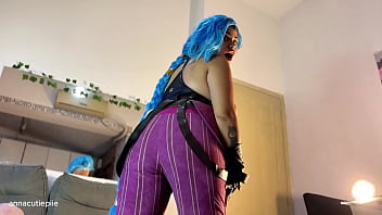 Jinx cosplay fart domination – worship my ass and stinky gas