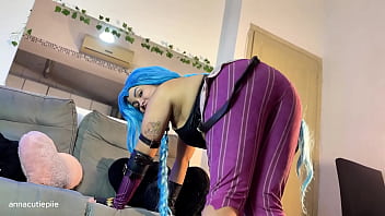 Jinx cosplay fart domination – worship my ass and stinky gas