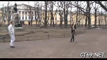 Naughty wench prefers enduring the passionate sex indoors