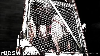 Caged up sweethearts are to pleasured each other