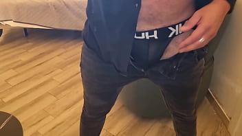 Amazing italian creampie my step brother jerks off and cums with a fantastic big dick