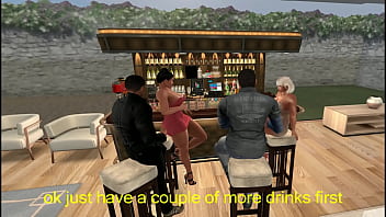 Foursome with strangers