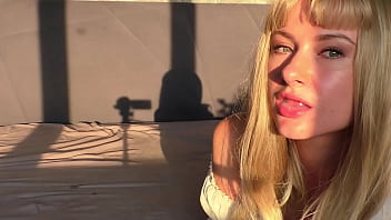 Uninhibited minx passionately sucks and jerks off teacher's big dick until cum in mouth