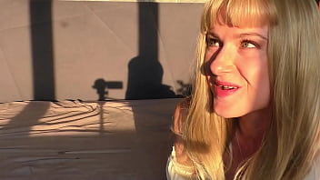 Uninhibited minx passionately sucks and jerks off teacher's big dick until cum in mouth