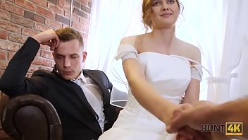 Hunt4k rich man pays well to fuck hot young babe on her wedding day