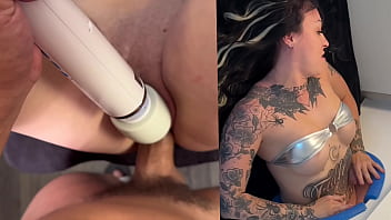 Tatted college babe millie millz & teddy tarantino female glory hole